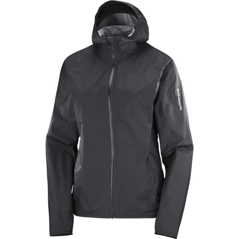 Chaquetas Shell Salomon Bonatti Impermeables Mujer Negros | MX XQIN130